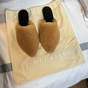 NWT Jenni Kayne Shearling Mules